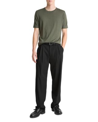 Classic Fit Short Sleeve Wool Sweater