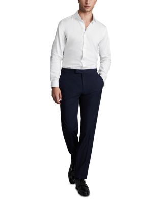 Remote Slim Fit Long Sleeve Satin Shirt