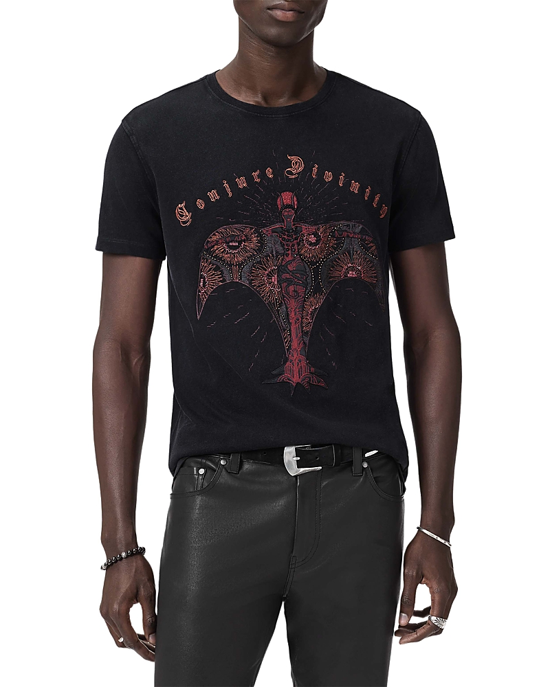 John Varvatos Deco Goddess Short Sleeve Graphic Tee