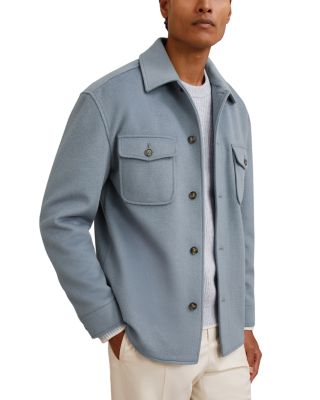 Liam Long Sleeve Button Front Overshirt