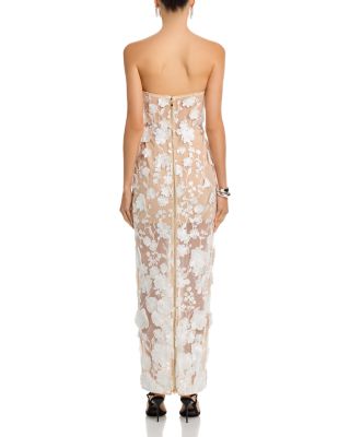 Long 3D Floral Gown - Exclusive