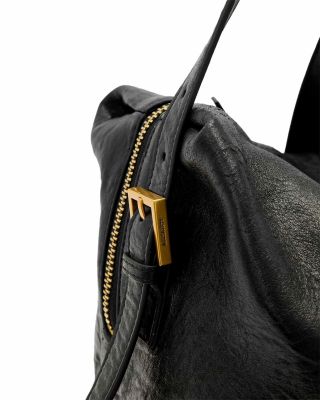 Ares Large Grained Leather Holdall Tote
