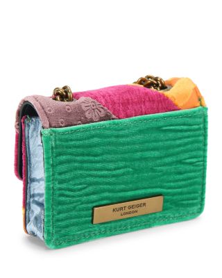 Kensington Micro Patchwork Velour Crossbody
