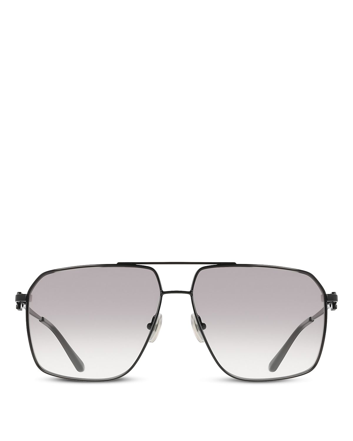 Salvatore Ferragamo Brow Bar Aviator Sunglasses, 62mm