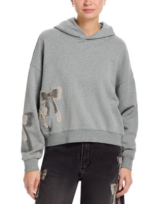 Mandy Bow Appliqu&eacute; Hoodie