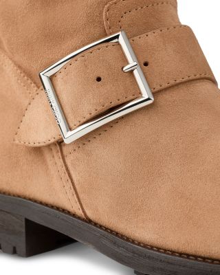 Women's Biker Mid Buckle Boots