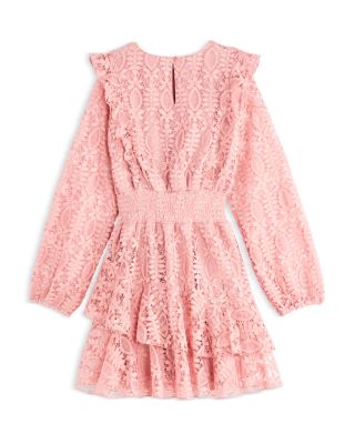 Girls' Lace Ruffle Dress, Little Kid, Big Kid - Exclusive