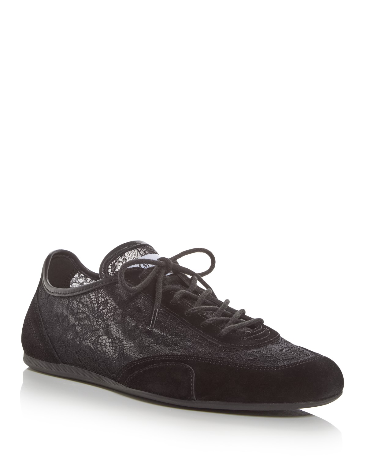 Jimmy Choo Women's Sunny Lace Sneakers in Black