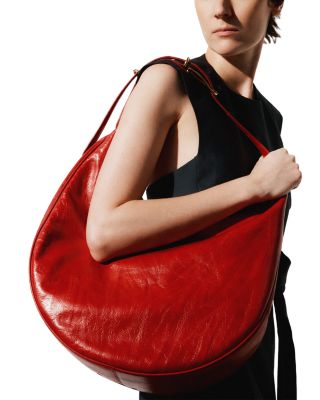 Moon Leather Hobo Bag 