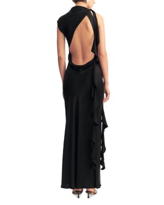 Agnes Draped Ruffled Dress