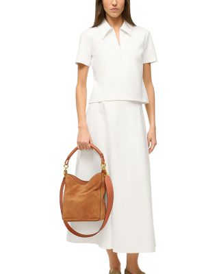 Mel Suede Shoulder Bag