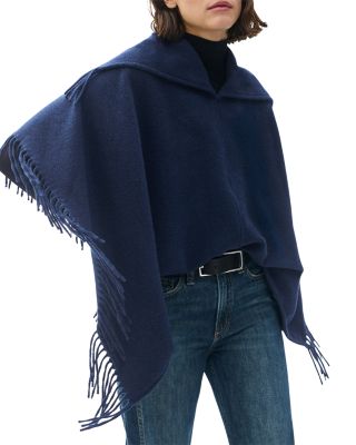 Darcey Wool Cowl Poncho