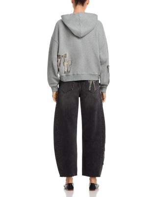 Parker x Bow What Fun High Rise Barrel Jeans in Washed Black