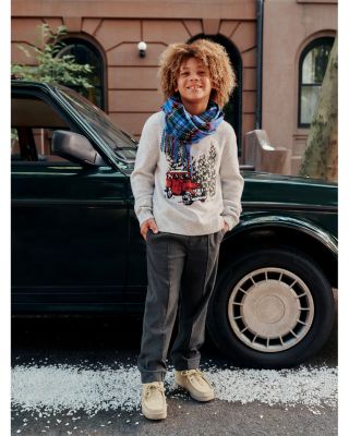 Boys' Truck Crewneck Sweater - Big Kid