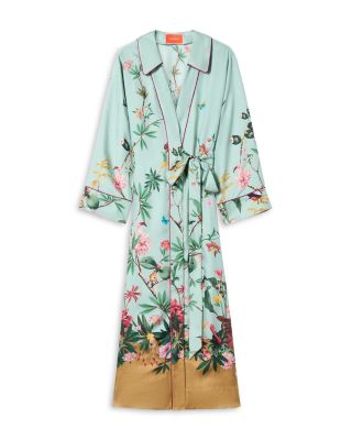 Midnight Silk Wrap Dress