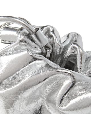 Small Metallic Leather Stash Bag