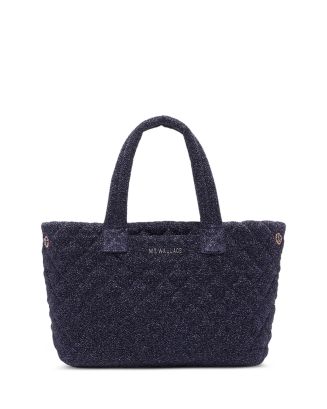 MZ WALLACE Metro City Small Shimmer Quilted Tote Bag