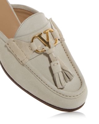 Women's VLogo Tassel Mules Loafers