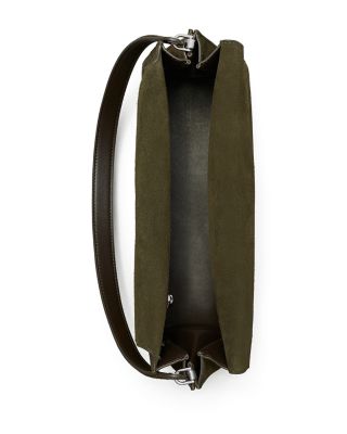 Lee Radziwill Suede Large Shoulder Bag