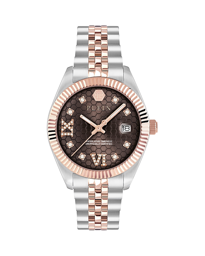 Philipp Plein Date Superlative Crystal Watch, 34mm · One Size