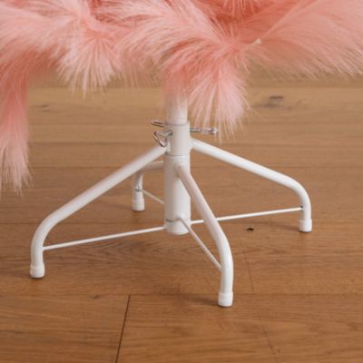 Artificial Pink Pampas Grass 4&#39; Christmas Tree