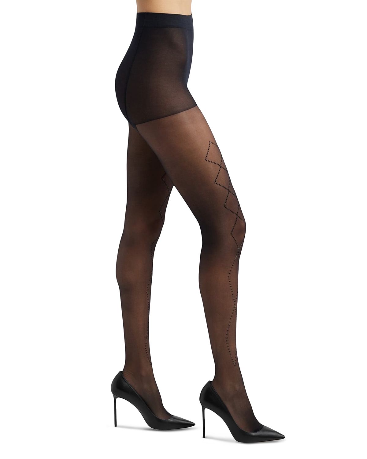 High Heel Jungle Richie Diamond Crystal Tights