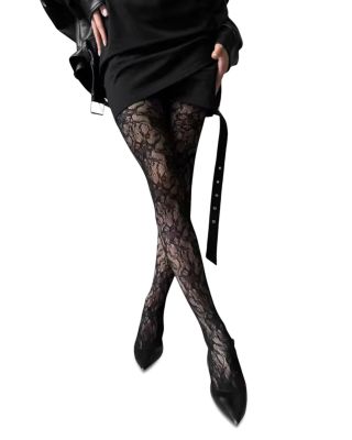 Venise Lace Fishnet Tights