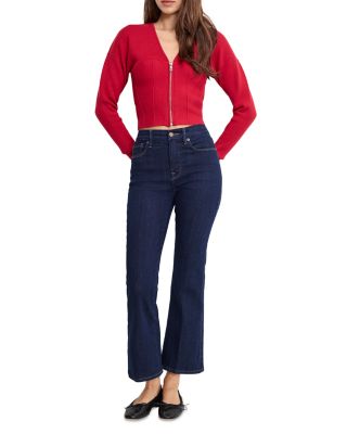 Good Legs Crop Mini Boot Jeans in Indigo1153