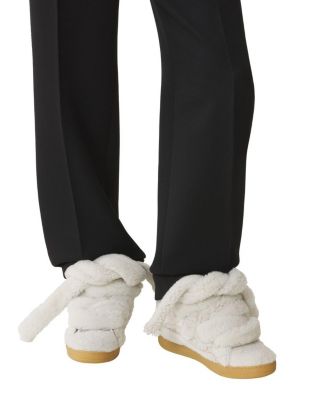  Curb Sneakers In Shearling