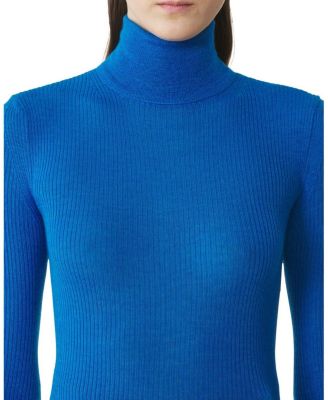  Merino Wool and Silk Turtleneck Sweater