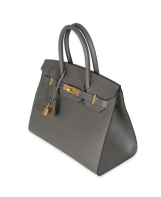 Sellier Birkin 30 Leather Handbag