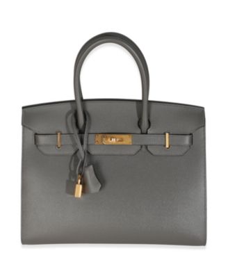 Sellier Birkin 30 Leather Handbag