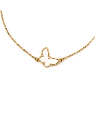  Sweet Alhambra Butterfly Bracelet 18K Gold and Mother of Pearl