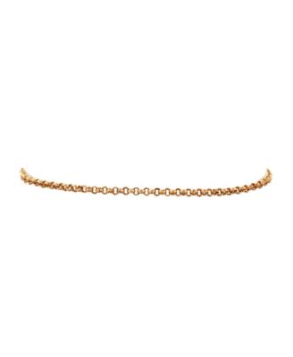  Clou de Forge Chain Bracelet 18K Rose Gold with Pave Diamonds