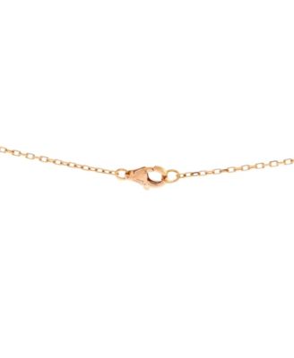  Double C de Cartier Pendant Necklace 18K Rose Gold and Diamonds, 15 - 16.25"
