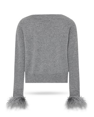 Feather Cuff Sweater