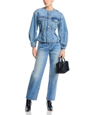 The Essential High Rise Straight Jeans in Rapture