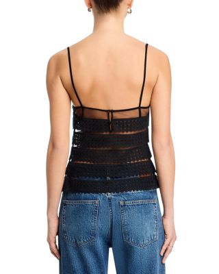 The Lattice Crochet Cami