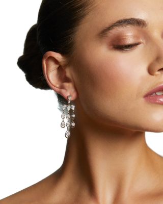 It Girl Cubic Zirconia Chandelier Earrings