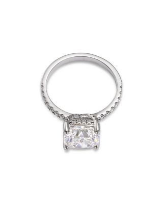 Luxe Collection Certified Lab Grown Diamond Ring in 18K White Gold, 4.0 tcw