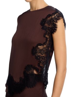 Lace Inset Top & Lace Inset Skirt