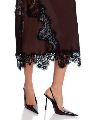 Lace Inset Top & Lace Inset Skirt