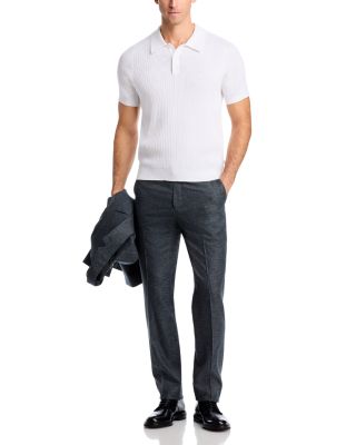 Textured Stitch Polo Shirt