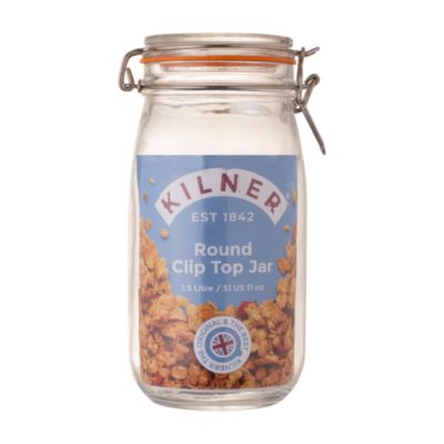 Round Clip Top Jars, Set of 4