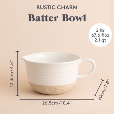 Rustic Charm 9.75&amp;quot; Batter Bowl 