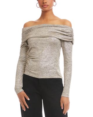 Agnes Asymmetric Off Shoulder Top