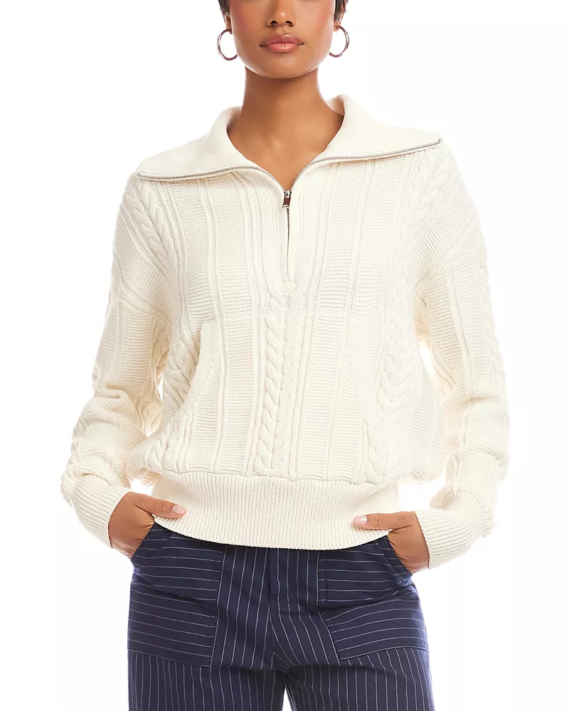 Fifteen Twenty Karin Half Zip Sweater