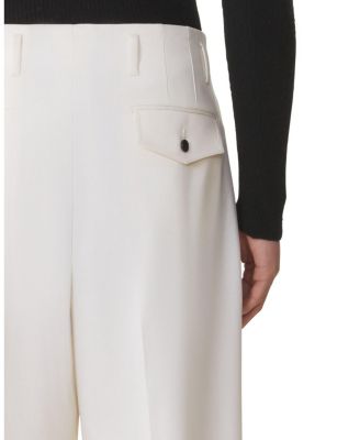 Wide Leg Wool Pants