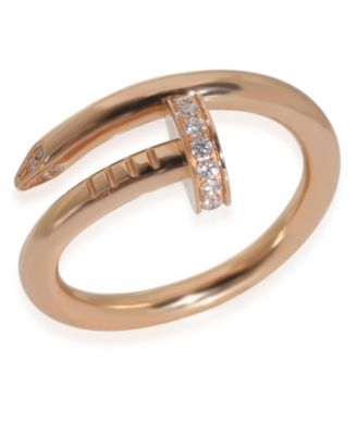  Juste Un Clou 18k Rose Gold Ring