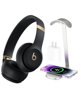  Solo 4 True Wireless On-Ear Headphones + Power Adapter & Headphone Stand/Charging Pad